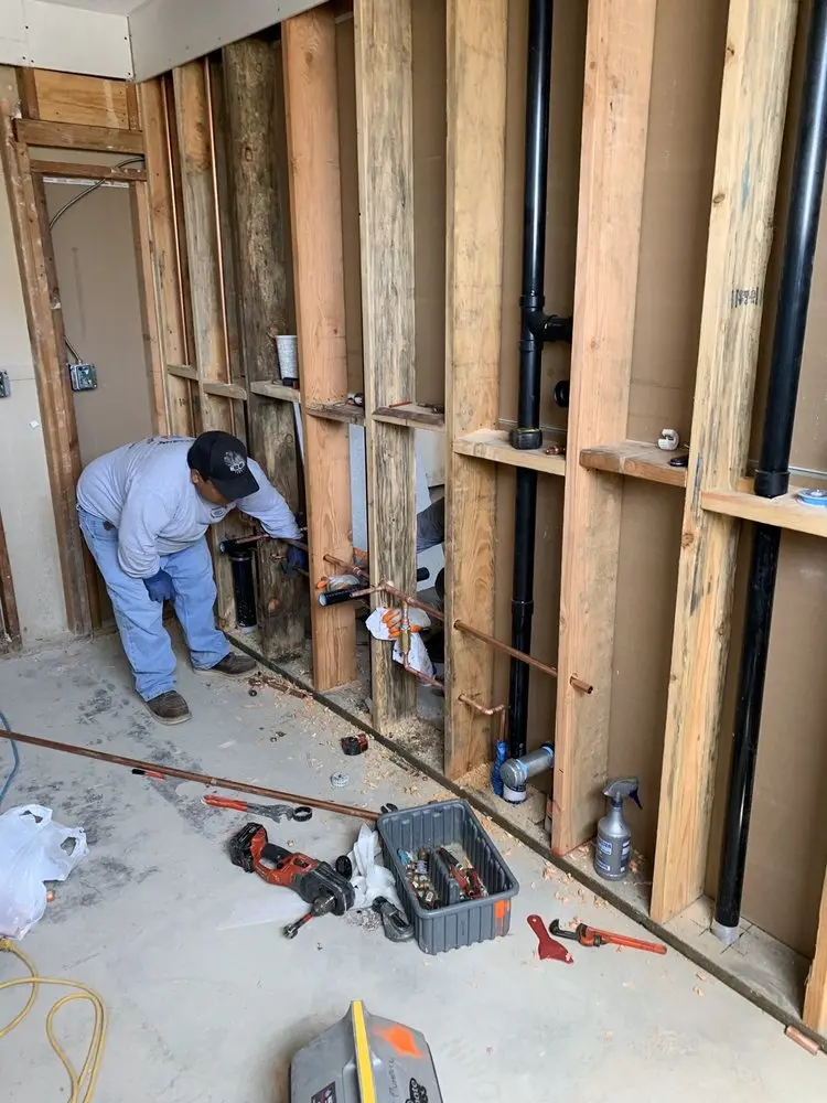 Commercial rough-in plumbing for Water Heater Replacement in Highway City